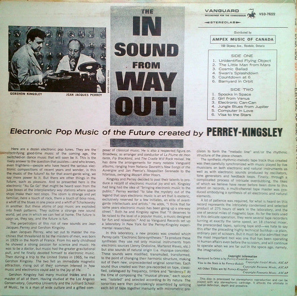 Perrey & Kingsley : The In Sound From Way Out! (Electronic Pop Music Of The Future Created By Perry-Kingsley) (LP, Album)