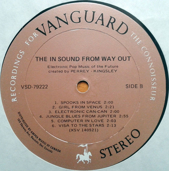 Perrey & Kingsley : The In Sound From Way Out! (Electronic Pop Music Of The Future Created By Perry-Kingsley) (LP, Album)