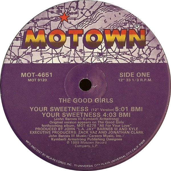 The Good Girls : Your Sweetness (12", Single)