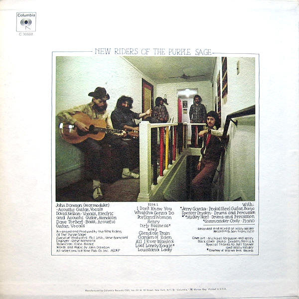 New Riders Of The Purple Sage : New Riders Of The Purple Sage (LP, Album, Pit)