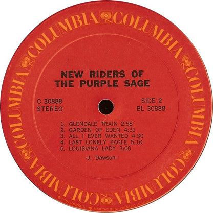 New Riders Of The Purple Sage : New Riders Of The Purple Sage (LP, Album, Pit)