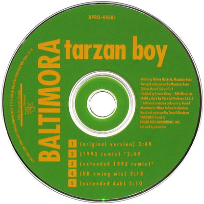 Baltimora : Tarzan Boy (CD, Maxi, Promo)