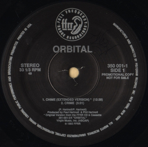 Orbital : Chime (12", Promo)