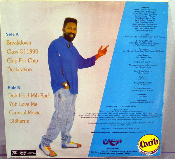 Lennox "Boogsie" Sharpe With Taxi (14) : Boogsie Takes Taxi (LP, Album)