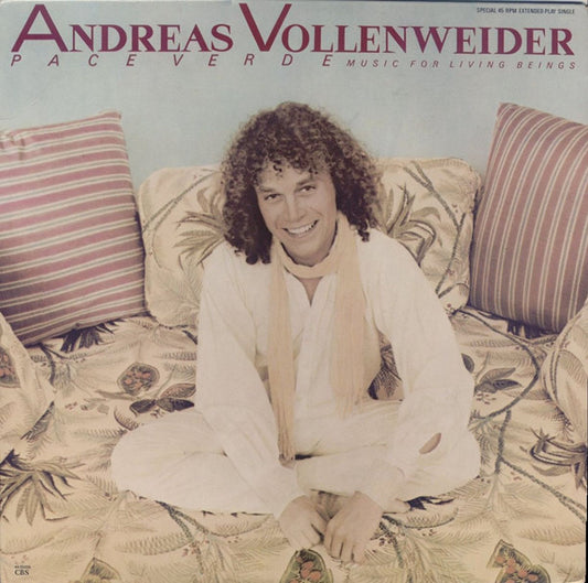 Andreas Vollenweider : Pace Verde (Music For Living Beings) (12", EP, Single, Pit)