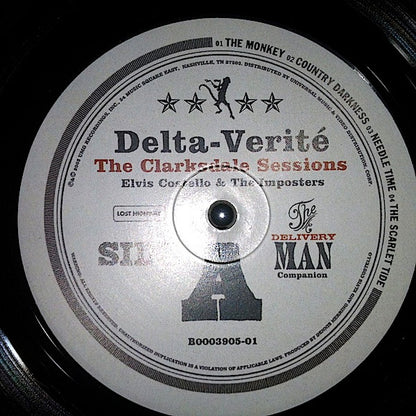 Elvis Costello & The Imposters : Delta-Verité (The Clarksdale Sessions) (The Delivery Man Companion) (10")