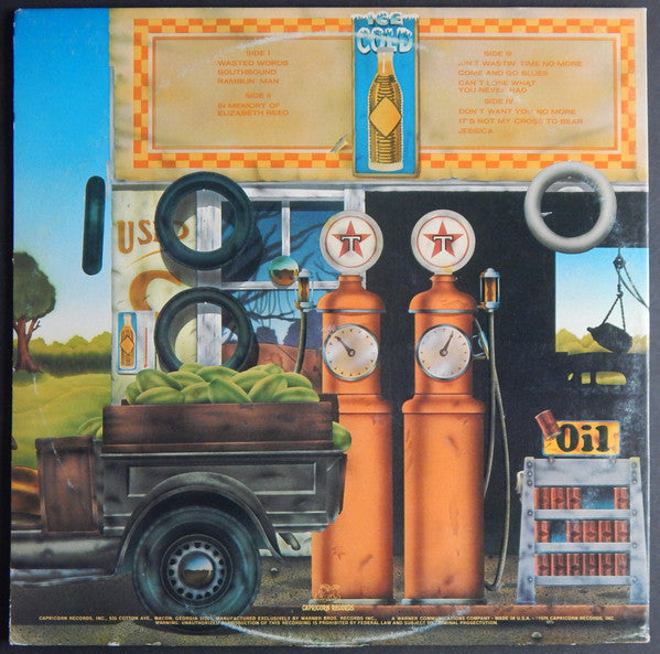 The Allman Brothers Band : Wipe The Windows, Check The Oil, Dollar Gas (2xLP, Album, Win)