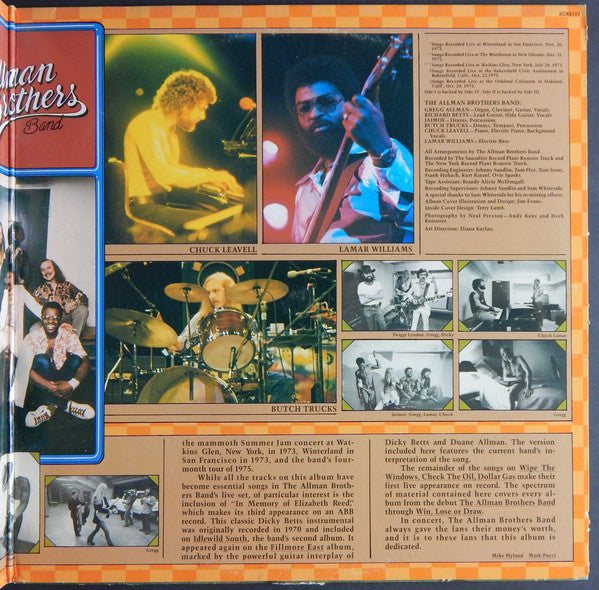 The Allman Brothers Band : Wipe The Windows, Check The Oil, Dollar Gas (2xLP, Album, Win)