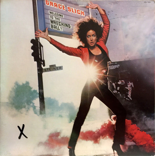 Grace Slick : Welcome To The Wrecking Ball! (LP, Album, Ind)