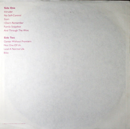 Peter Gabriel : Peter Gabriel (LP, Album, RE, Win)