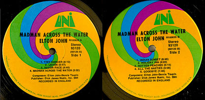 Elton John : Madman Across The Water (LP, Album, Club, RCA)
