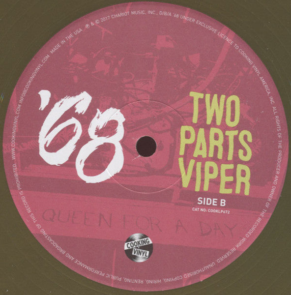 '68 : Two Parts Viper (LP, Album, Gol)