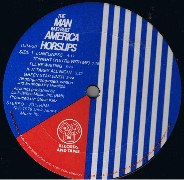 Horslips : The Man Who Built America (LP, Album, Pit)