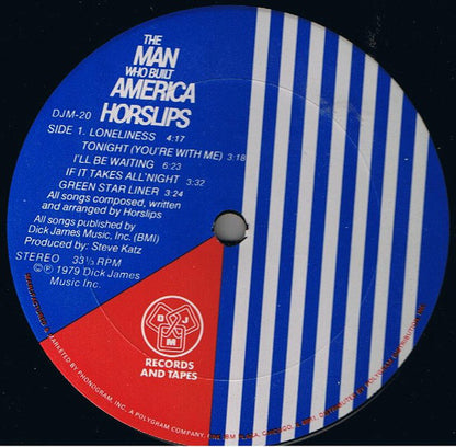 Horslips : The Man Who Built America (LP, Album, Pit)