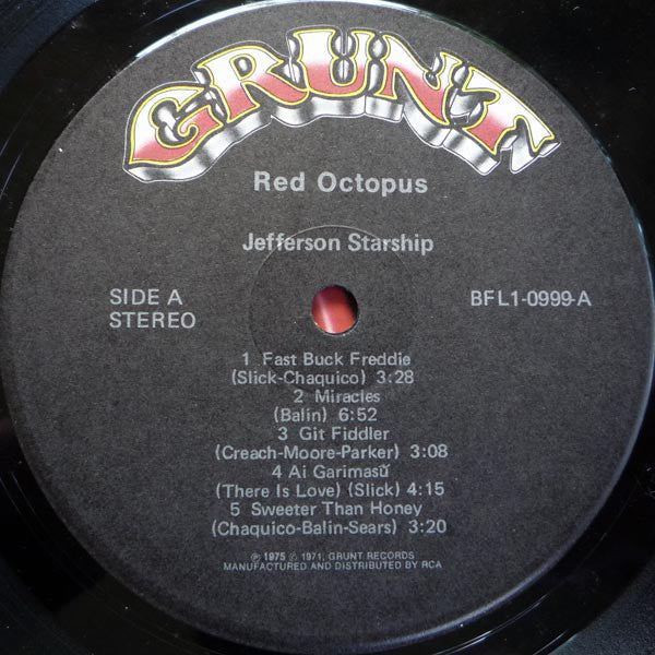 Jefferson Starship : Red Octopus (LP, Album)