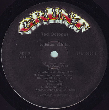 Jefferson Starship : Red Octopus (LP, Album)