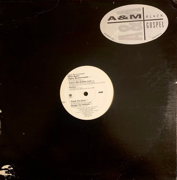 Helen Baylor : Highly Recommended (LP, Album, Promo)