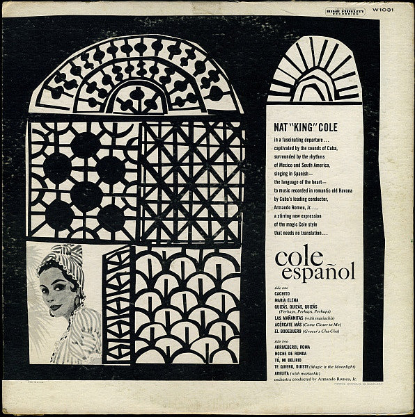 Nat King Cole : Cole Español (LP, Album, Mono, Scr)
