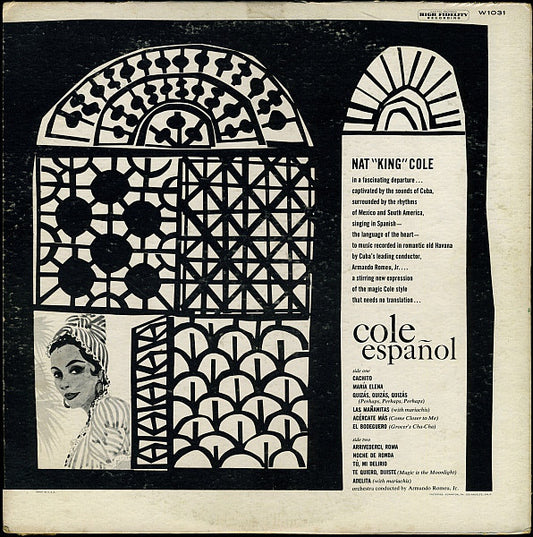 Nat King Cole : Cole Español (LP, Album, Mono, Scr)