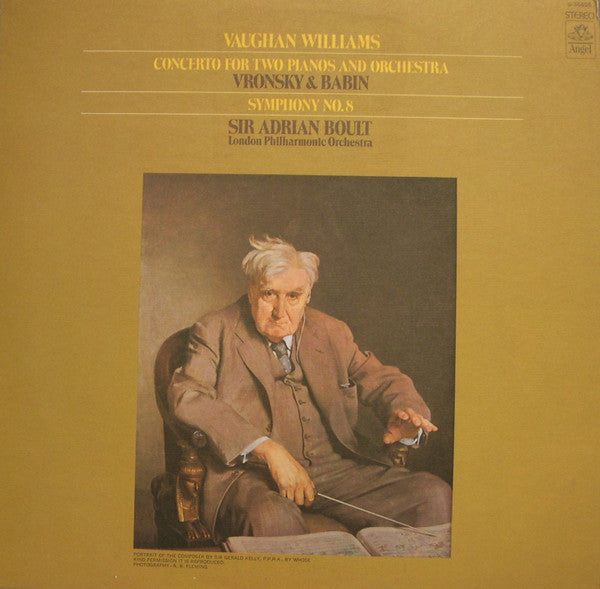 Ralph Vaughan Williams, Vronsky And Babin, Sir Adrian Boult, London Philharmonic Orchestra : Concerto For Two Pianos And Orchestra / Symphony No.8 (LP, Album)