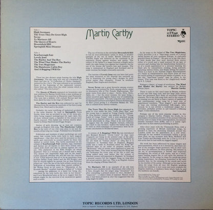 Martin Carthy with Dave Swarbrick : Martin Carthy (LP, Album, RE)