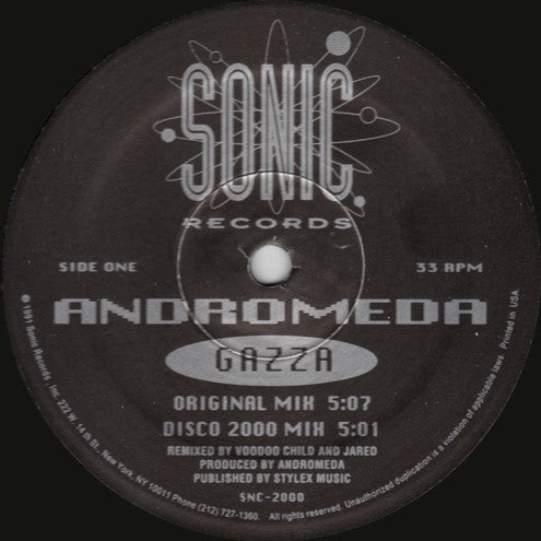 Andromeda : Gazza (12")