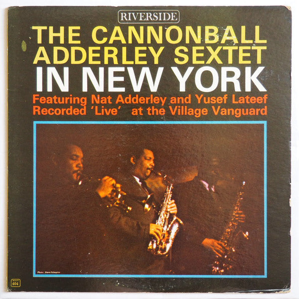 Cannonball Adderley Sextet : In New York (LP, Album, Mono, Dee)