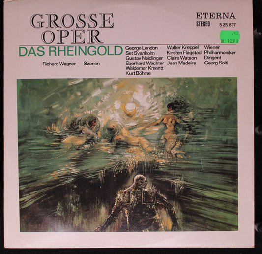 Richard Wagner, George London (2), Set Svanholm, Gustav Neidlinger, Eberhard Wächter, Waldemar Kmentt, Kurt Böhme, Walter Kreppel, Kirsten Flagstad, Claire Watson, Jean Madeira, Wiener Philharmoniker, Georg Solti : Das Rheingold (Szenen) (LP)
