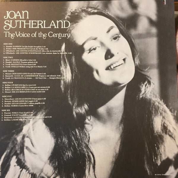 Joan Sutherland : The Voice Of The Century:  Highlights Of A Triumphant Career (3xLP, Comp + Box)