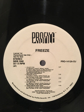 Freeze (13) : Freeze (LP, Promo)