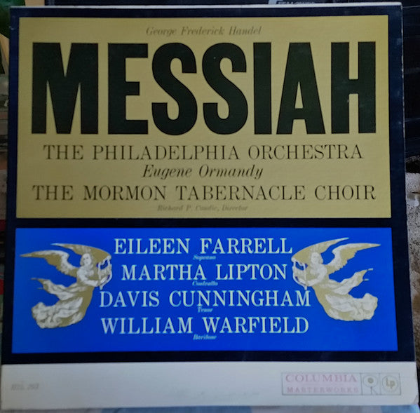 Georg Friedrich Händel, The Philadelphia Orchestra, Eugene Ormandy / Mormon Tabernacle Choir, Richard P. Condie, Eileen Farrell, Martha Lipton, Davis Cunningham, William Warfield : Messiah (2xLP, RE)