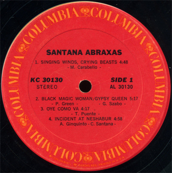 Santana : Abraxas (LP, Album, San)