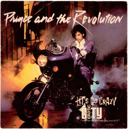 Prince And The Revolution : Let's Go Crazy / Erotic City (7", Single, Win)