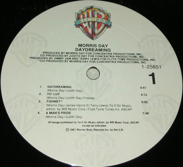 Morris Day : Daydreaming (LP, Album, ARC)