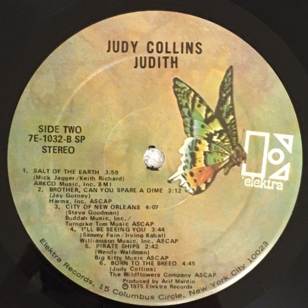 Judy Collins : Judith (LP, Album, SP )