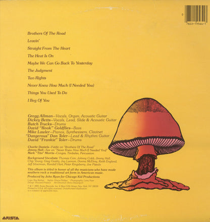 The Allman Brothers Band : Brothers Of The Road (LP, Album)
