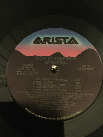 Lisa Stansfield : Affection (LP, Album, Club, CRC)