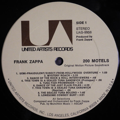 Frank Zappa : 200 Motels (2xLP, Album, Gat)