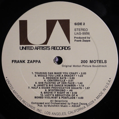 Frank Zappa : 200 Motels (2xLP, Album, Gat)