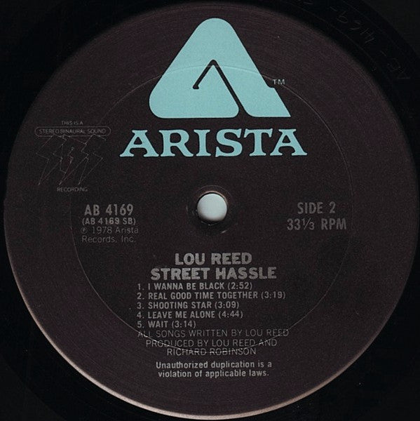 Lou Reed : Street Hassle (LP, Album, Ter)