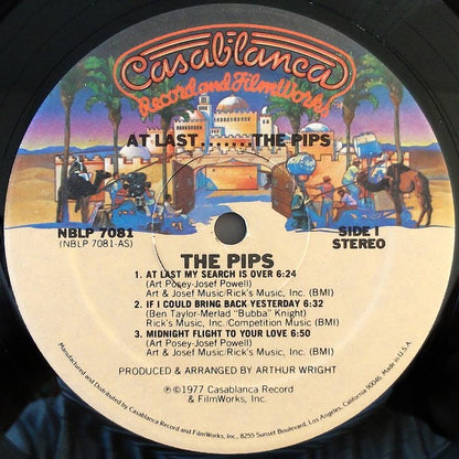 The Pips : At Last... The Pips (LP, Album)