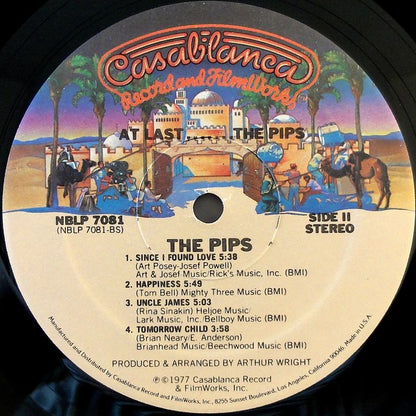 The Pips : At Last... The Pips (LP, Album)