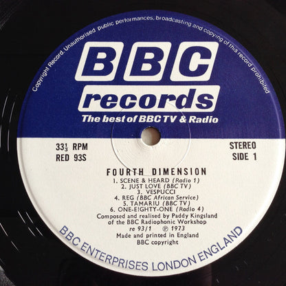 BBC Radiophonic Workshop : Fourth Dimension (LP)