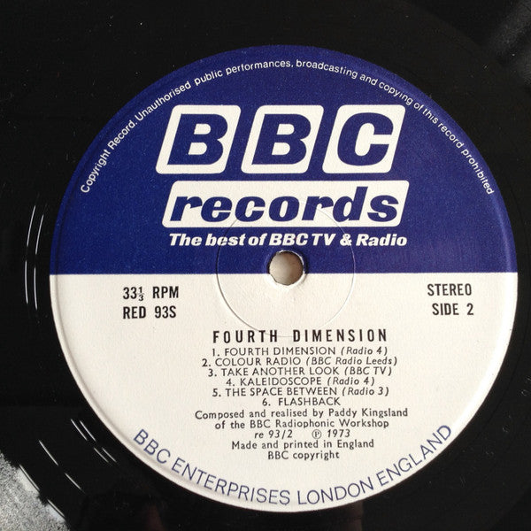 BBC Radiophonic Workshop : Fourth Dimension (LP)