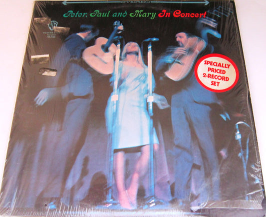 Peter, Paul & Mary : In Concert (2xLP, Album, RE, Jac)