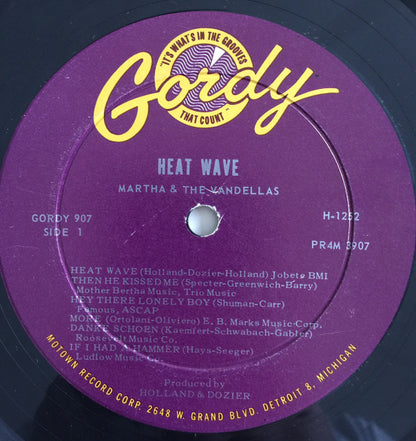 Martha Reeves & The Vandellas : Heat Wave (LP, Album, Mono, Roc)