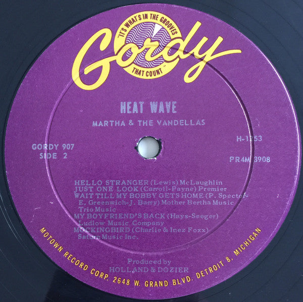 Martha Reeves & The Vandellas : Heat Wave (LP, Album, Mono, Roc)
