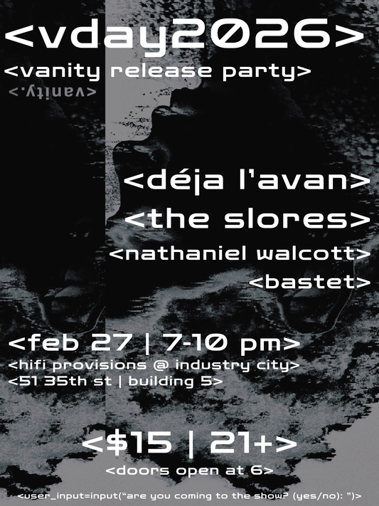 vday2026 - vanity release party