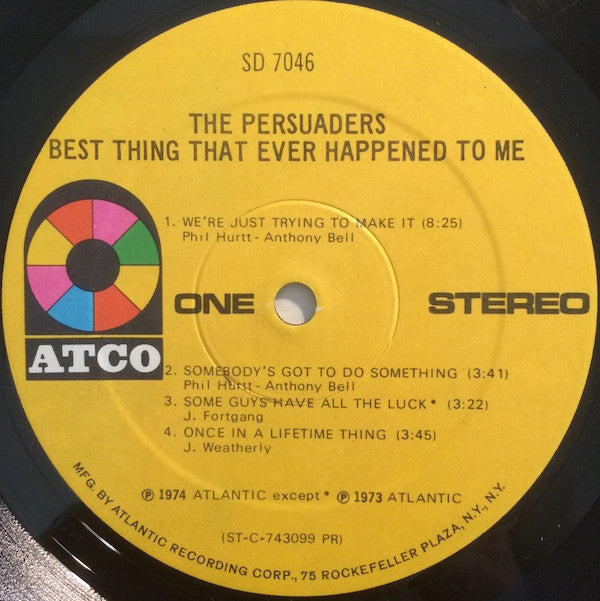 The Persuaders : Best Thing That Ever Happened To Me (LP, Album, PR )