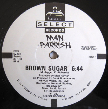 Man Parrish : Brown Sugar (12", Single, Promo)
